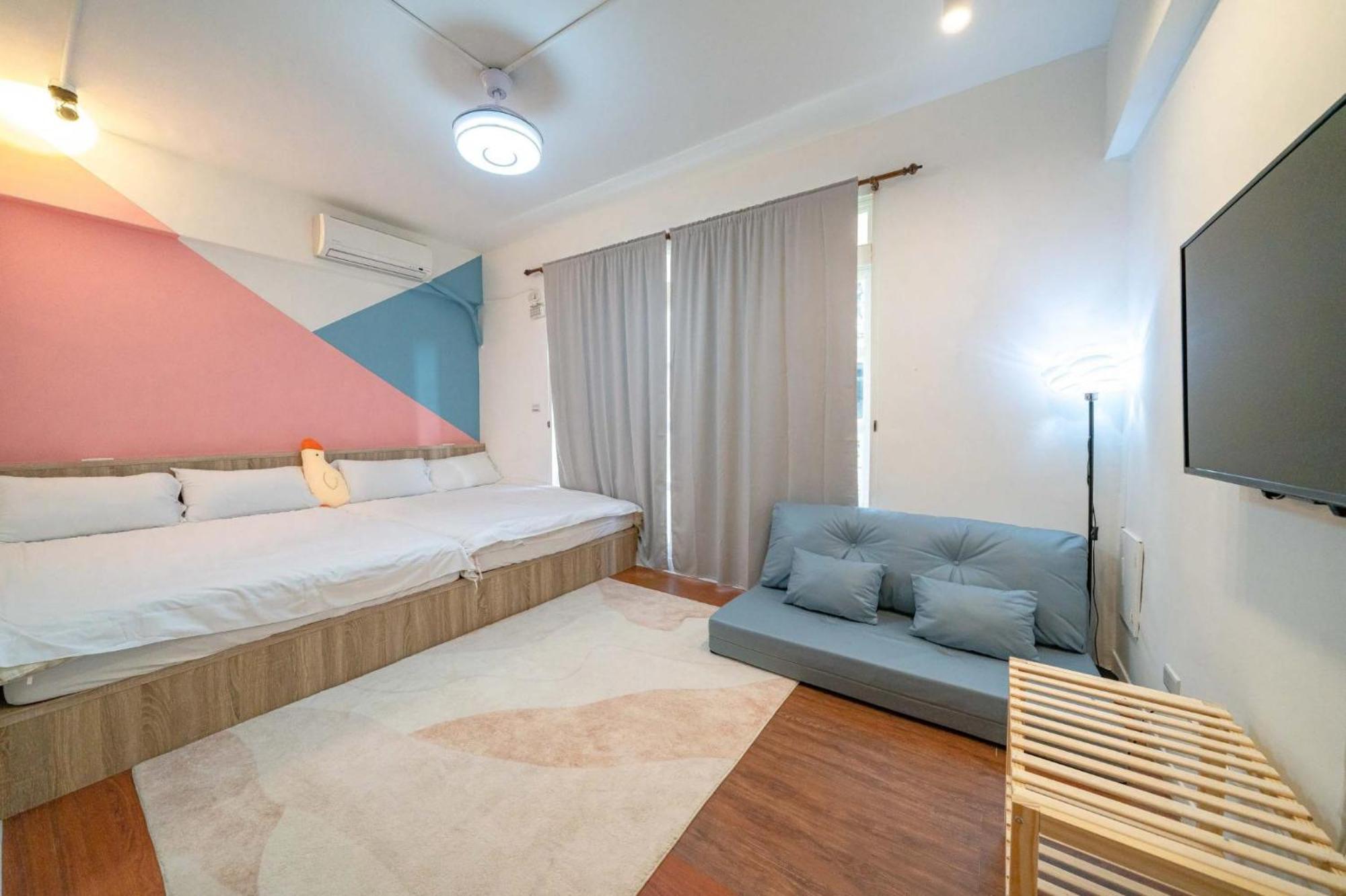 樂福小棧 Love House 宜蘭五結包棟民宿 Ktv 電動麻將 烤肉 Wujie Dış mekan fotoğraf